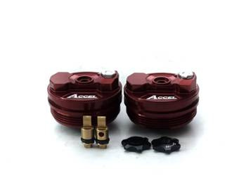 ACCEL Oberer Anschlag des vorderen Stoßdämpfers mit Einstellung HONDA CRF 250R 18-20 / CRF 450R / RX 17-20 / CRF 250RX 19-20 / CRF 450X / L 19 / KAWASAKI KXF 450 19-20 / SUZUKI RMZ 450 18-19