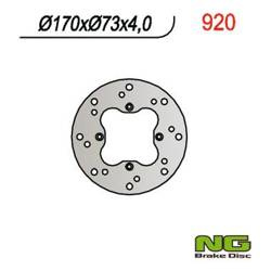 NG Bremsscheibe hinten HONDA TRX 650 RINCON 05-06