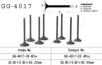 Vesrah Einlassventil KAWASAKI VN 750 86-06