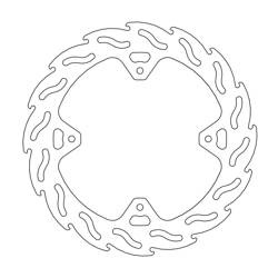 Moto-Master Bremsscheibe hinten HONDA CRF 250/450 04-