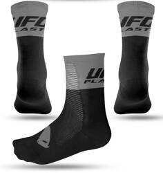 UFO Radsocken schwarz, grau