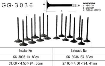 Vesrah Einlassventil SUZUKI GSF 1250 07-10 / GSXR 1100 W 94-98 / DL 650 07-17 / SV 650/SVF 650 99-17