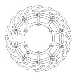 Moto-Master Schwimmende Bremsscheibe vorne KTM/HUSQVARNA/HUSABERG