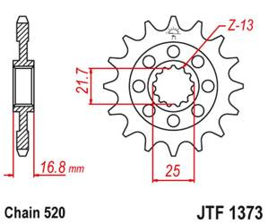 Ritzel vorne JT JTF1373.16 (16Z)