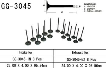 Vesrah Einlassventil SUZUKI GSXR 750 00-03 / GSXR 1000 01-04