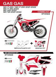 UFO Kunststoffset + Furnier GAS GAS MC 125 21-22 / MC 250 22 / MCF 250/350/450 21-22