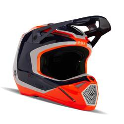 FOX V1 Nitro Helm Orange, Fluo Farbe