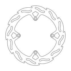 Moto-Master Hintere Bremsscheibe KTM SX85 11-17 / 250 FREERIDE 14-17 / 350 FREERIDE 12-17 HUSQVARNA TC85 14-17