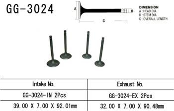 Vesrah Auslassventil SUZUKI GS 500 E/F 89-10