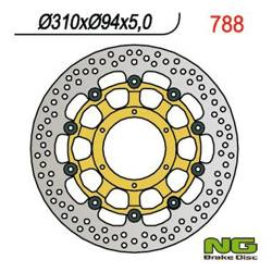 NG Vordere Bremsscheibe  SLIPPING HONDA CBR 1000 RR 04-05 / CB 1300 01-10 CBR 600RR 03-17 / CB 1000R 08-16 / CTX 1300 14-16