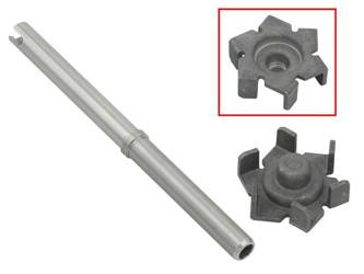 Wasserpumpenwelle und Flügelrad Honda TRx 420 09-21 / TRx 500 15-19 / TRx 520 20-21 BRONCO