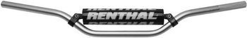 Lenker Renthal 22,2 mm MX SILVER ENDURO HIGH PADDED mit Schwamm