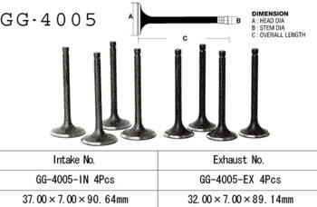 Vesrah Auslassventil KAWASAKI Z 1000J 81-83 / Z 1000LTD 81-82 / KZ 1000 POLICE