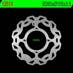 NG Vordere Bremsscheibe BETA 125RR 4T 08-17 / RR125 ENDURO 2T 18 / RR50