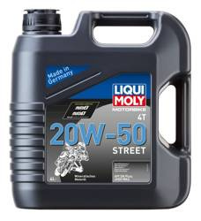 LIQUI MOLY Motoröl MOTORBIKE 4T STREET  20w50 4 L