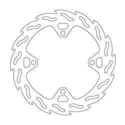 Moto-Master Bremsscheibe hinten KAWASAKI KX / KXF