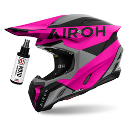 Airoh Twist 3 King Helm rosa, grau, schwarz / matt