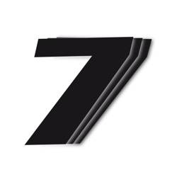 BLACKBIRD Zahlenaufkleber 7