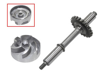 Wasserpumpenwelle und Flügelrad Kawasaki KVF 650 BRUTE FORCE 05-14 / KVF 750 BRUTE FORCE 12-21 / KRF 750 TERYx 08-13 / KFx/KVF 700 04-09 / Suzuki LT-V 700 04-06 BRONCO