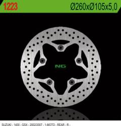 NG Bremsscheibe hinten SUZUKI GSX 1400 02-07