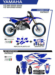 UFO Kunststoff- und Furniersatz YAMAHA YZ 125/250 22