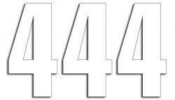 BLACKBIRD Zahlenaufkleber 4