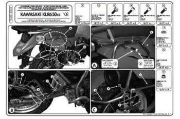 KAPPA Mittelgepäckträger KAWASAKI KLR 650 (07-15)