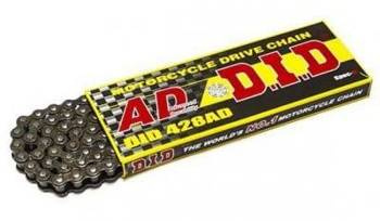 DID Kette 428 AD 128 Glieder ohne O-Ringe offener Verschluss