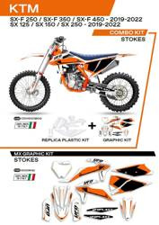 UFO Kunststoff- und Furnierset KTM SX/SXF 125/150/250/350/450 19-22