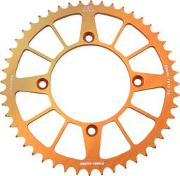 JT Hinteres Ritzel Aluminium [48 Zähne] KTM FREERIDE 250 14-17 / 350 12-17 Farbe orange