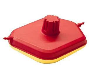 Racetech Luftfilterdeckel KTM SX 125/250/300 / SXF 250/350/450 / XC/XCF 125/250/300/350/450 23 / HUSQVARNA TC 125/250 / FC 250/350/450 / TX/FX/ FS 250/350/450 23 rot, gelb