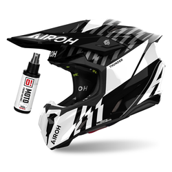 Airoh Twist 3 Thunder Helm schwarz, weiß / glänzend