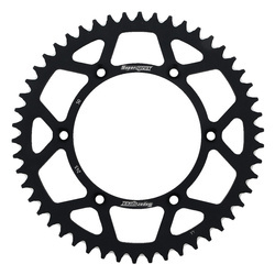 Supersprox Hinteres Aluminiumkettenrad [50 Zähne] Yamaha YZ / YZF '99-'18 [JTR251.50] Farbe: Schwarz
