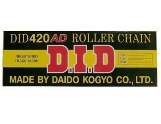 DID 420 AD 126-gliedrige Kette ohne O-Ringe offener Verschluss