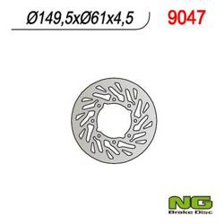 NG Vordere Bremsscheibe NG TARCZA HAMULCOWA POLARIS 400/500 01-02