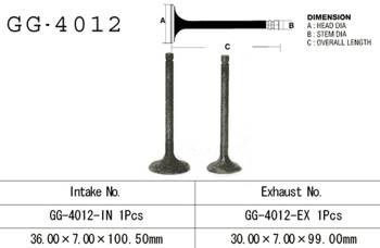 Vesrah Einlassventil KAWASAKI KL 250 78-79 / KZ 200 78-79