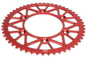 JT Hinteres Ritzel Aluminium [52 Zähne] HONDA CR/CRF 83-20 Farbe rot